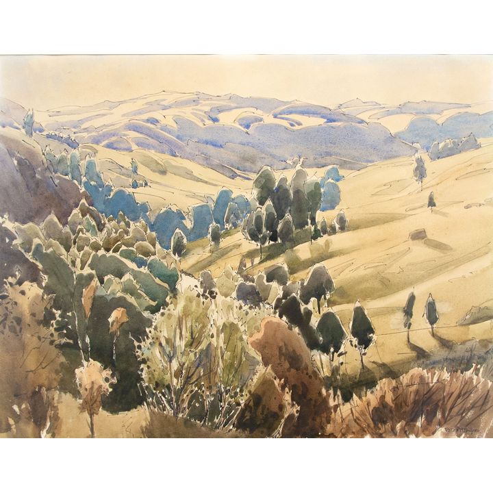 Peter McIntyre 'Hawke's Bay Landscape'