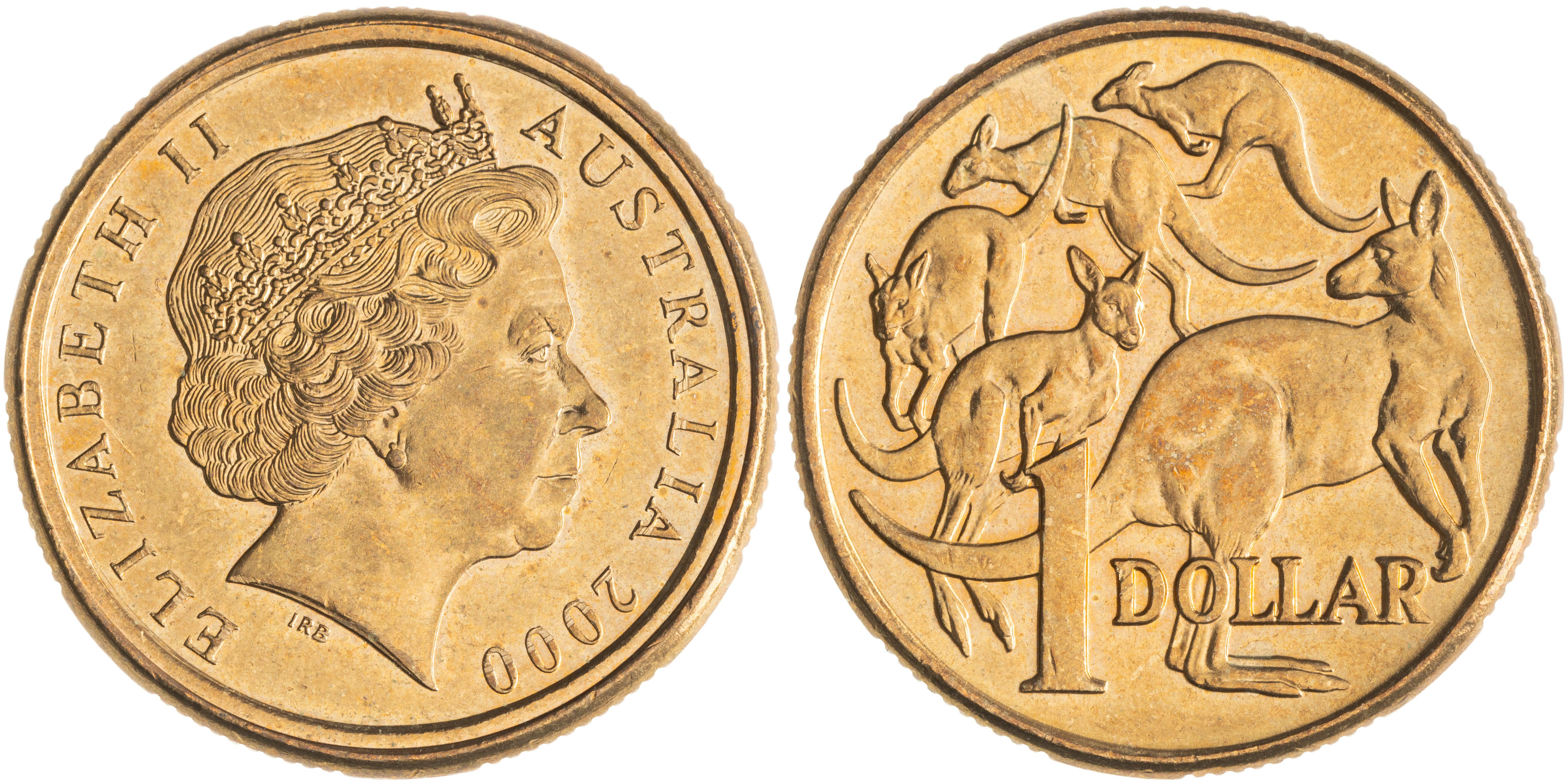 Elizabeth II, Mule, One Dollar, 2000, UNC