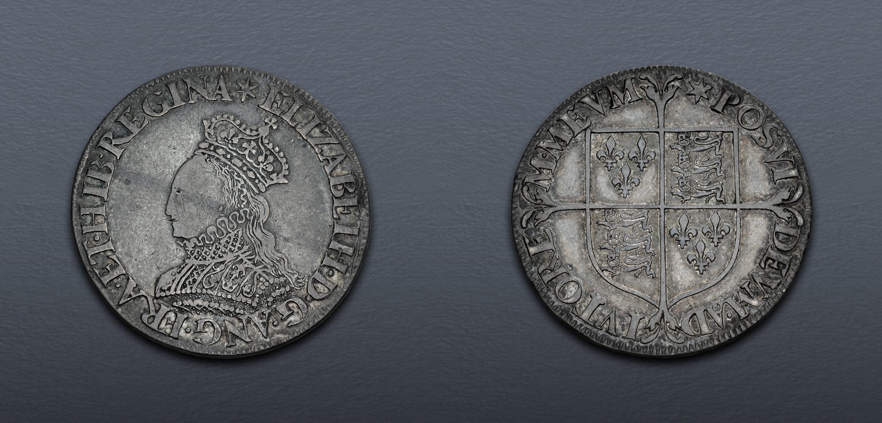 TUDOR. Elizabeth I. 1558-1603. AR Shilling (30mm, 6.29 g, 6h). Milled
