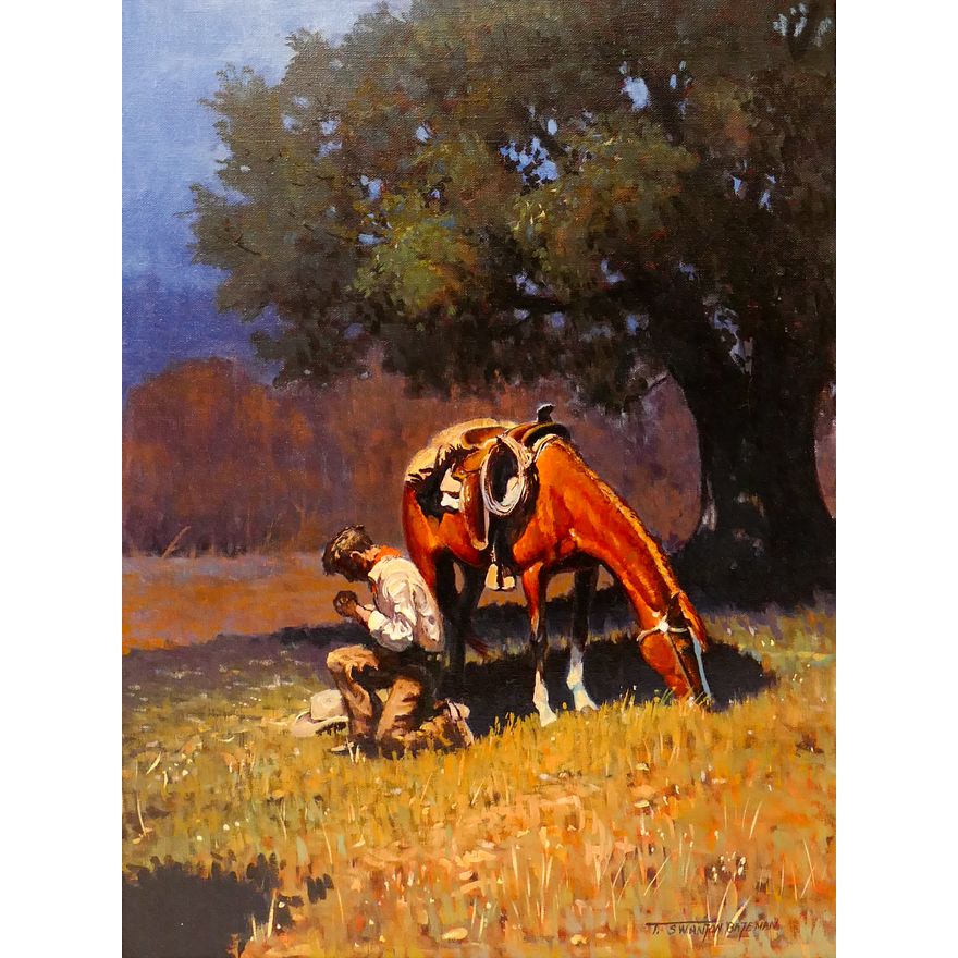 Terry Swanton Bateman (b.1942 Montana) ''All Alone''