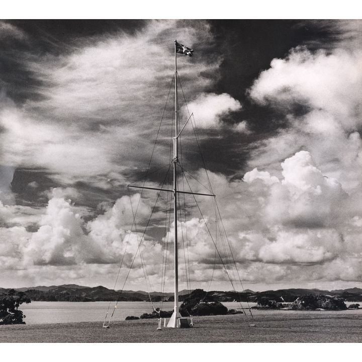 Eric Lee-Johnson 'Flagstaff at Waitangi'