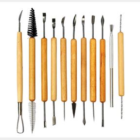 FI- Clay Carving Kit 11/21 for Pottery Sculpting - Polymer Ceramic Clay Modeling Hobby Set- 51743/886 AS B1 (S5)