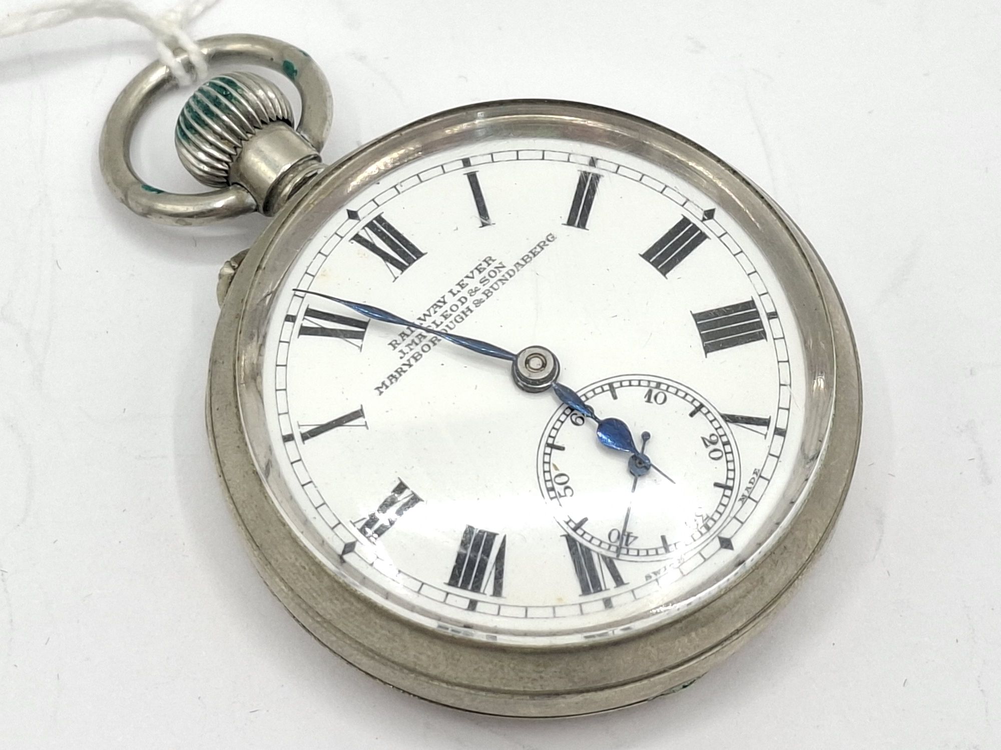 1021 · RAILWAY LEVER OPEN FACED POCKET WATCH