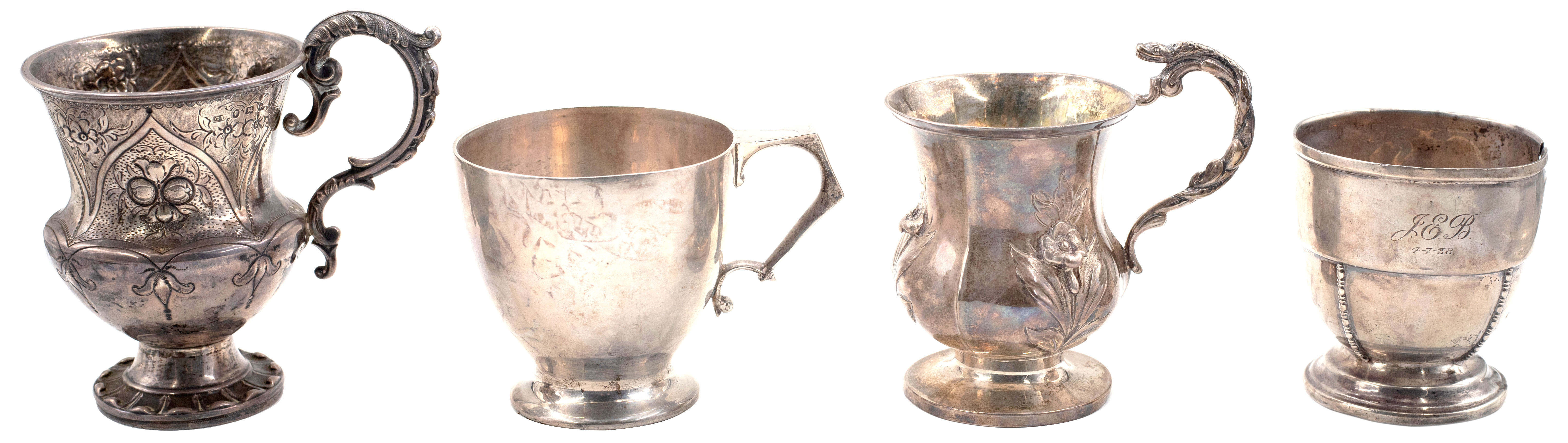 175 · Great Britain, Silver Toasting Cups, 1860 - 1920, VF