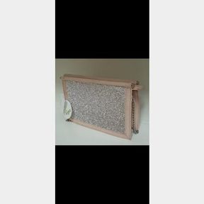 NEWLOOK-SILVER-PINK FASHION SMART ELEGANT VEGAN HANDBAG - 51626/10384