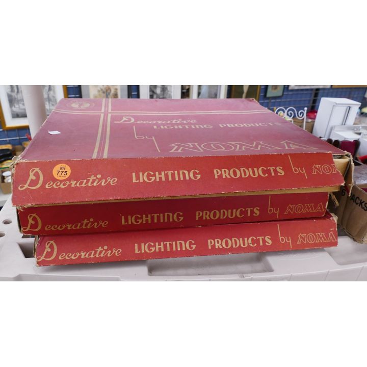 3 Boxes Vintage Mazda NOMA X-Mas Lights