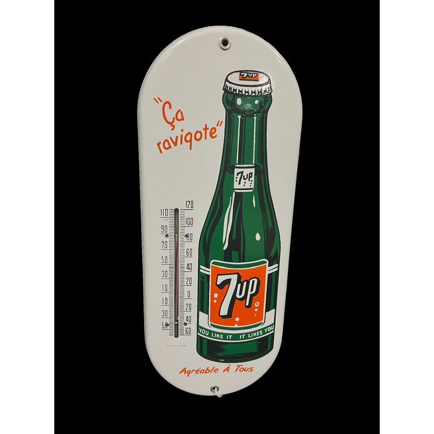 Fantastic 7Up You'll Like It Ca Raviqote Canada Tin Metal Soda Thermometer