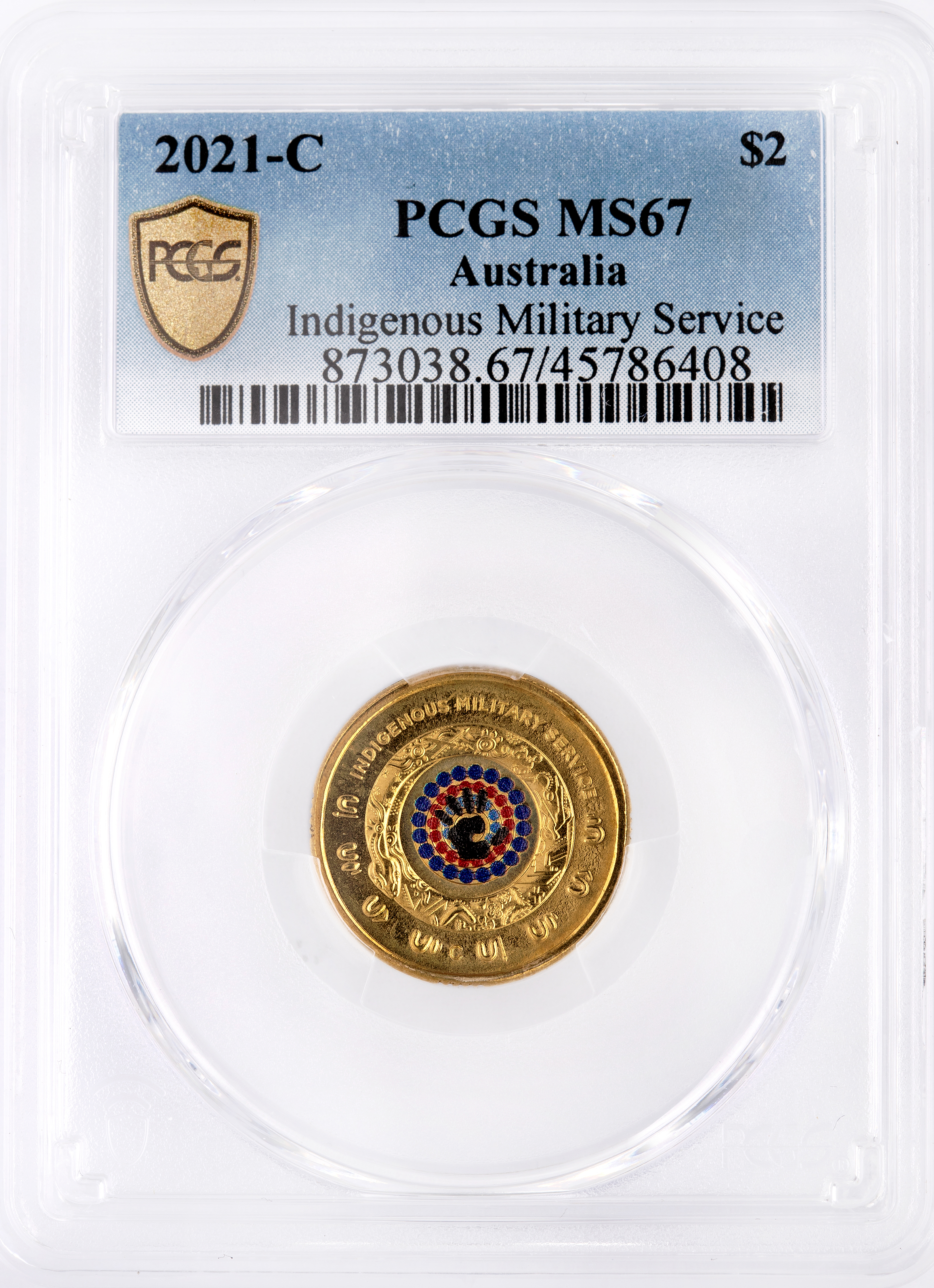 Indigenous Military Service, Two Dollar, 2021-C, PCGS MS67