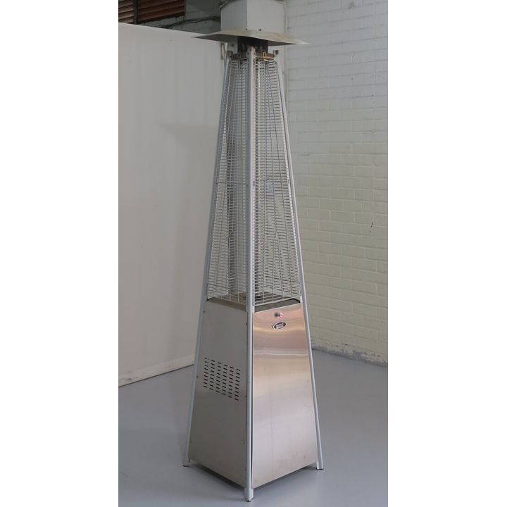 TOTAI GLASS TUBE GAS PATIO HEATER with 9kg gas bottle