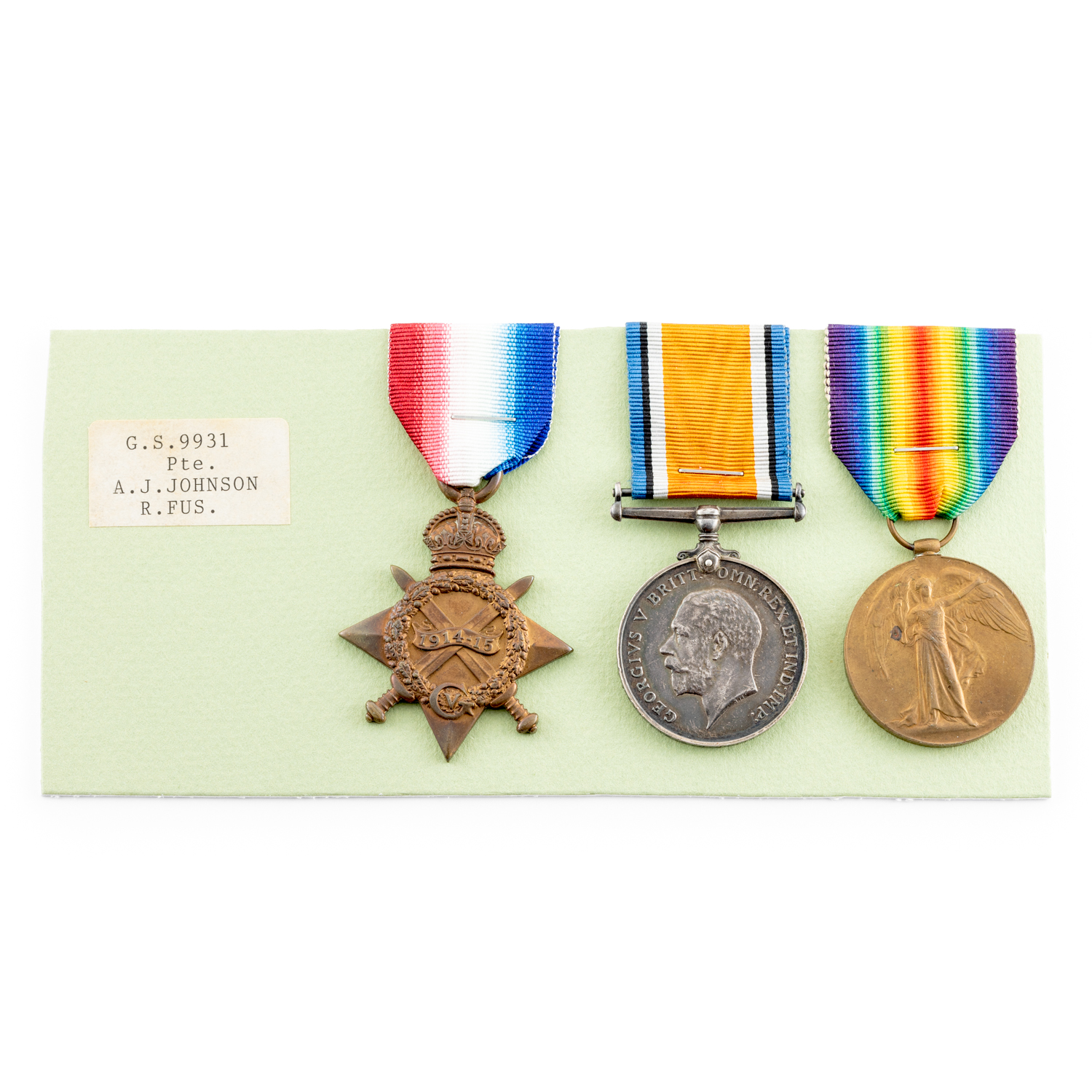 Great Britain, D.O.D 1914 - 18 Star Trio, WWI,