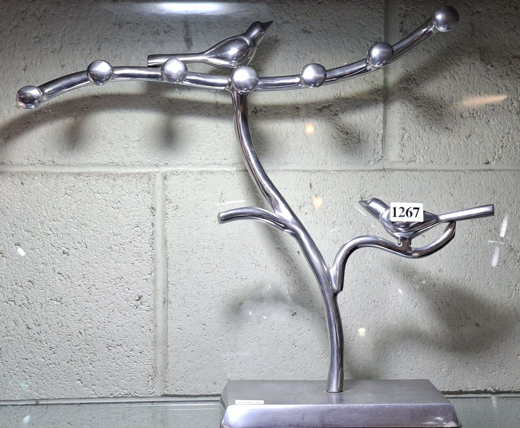 Chromed Metal Jewellery Stand