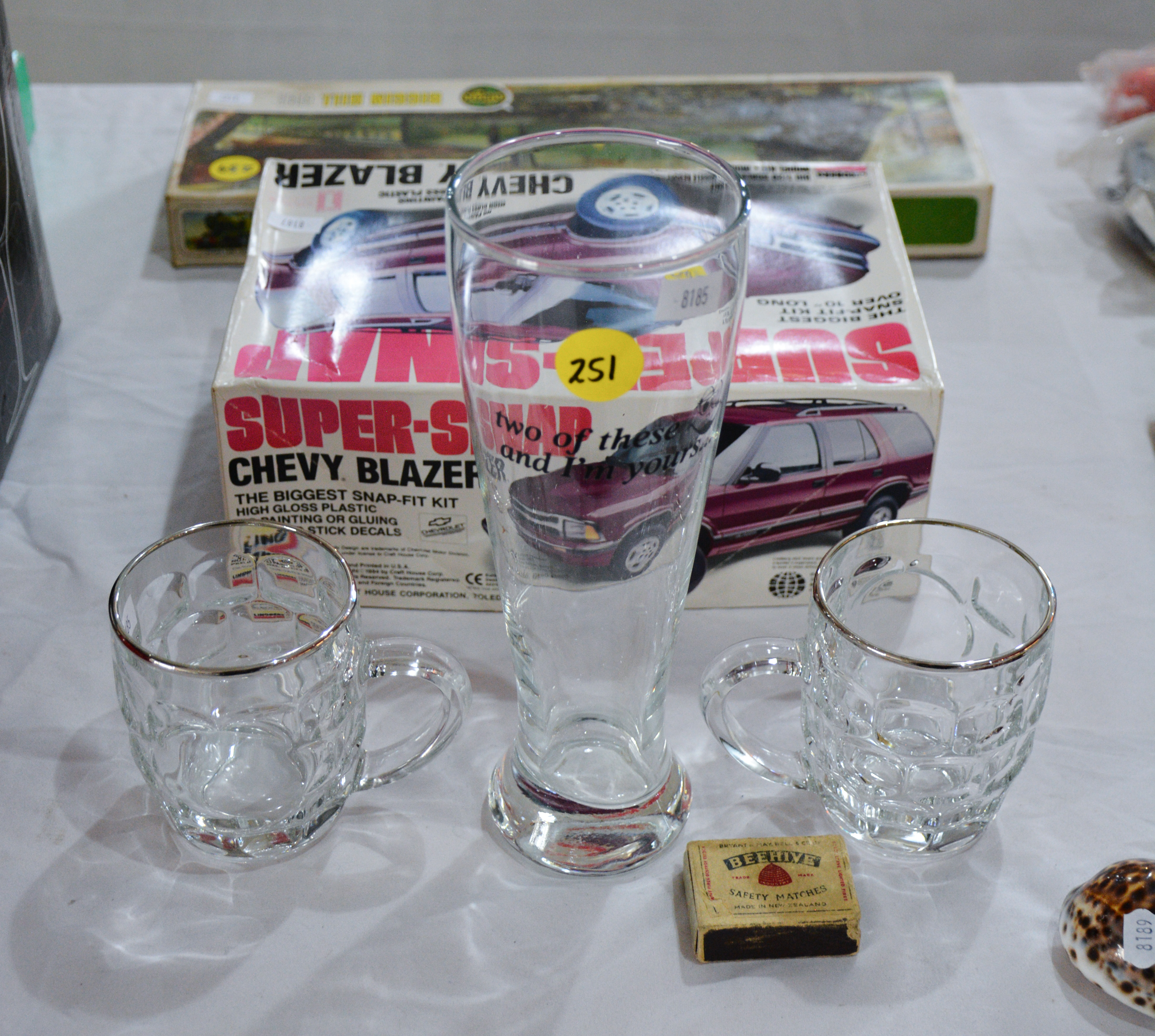 Drinking Glasses x 3 — NZ auction result
