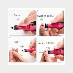 Professional Manicure Pedicure Electric Drill File Nail Art Pen Machine Set - Bar 9901071429435 - 51748/20264 AS B2 (S9)
