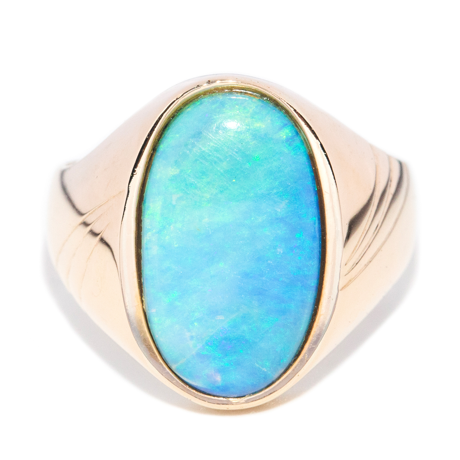 Opal Signet Ring in 14ct Gold