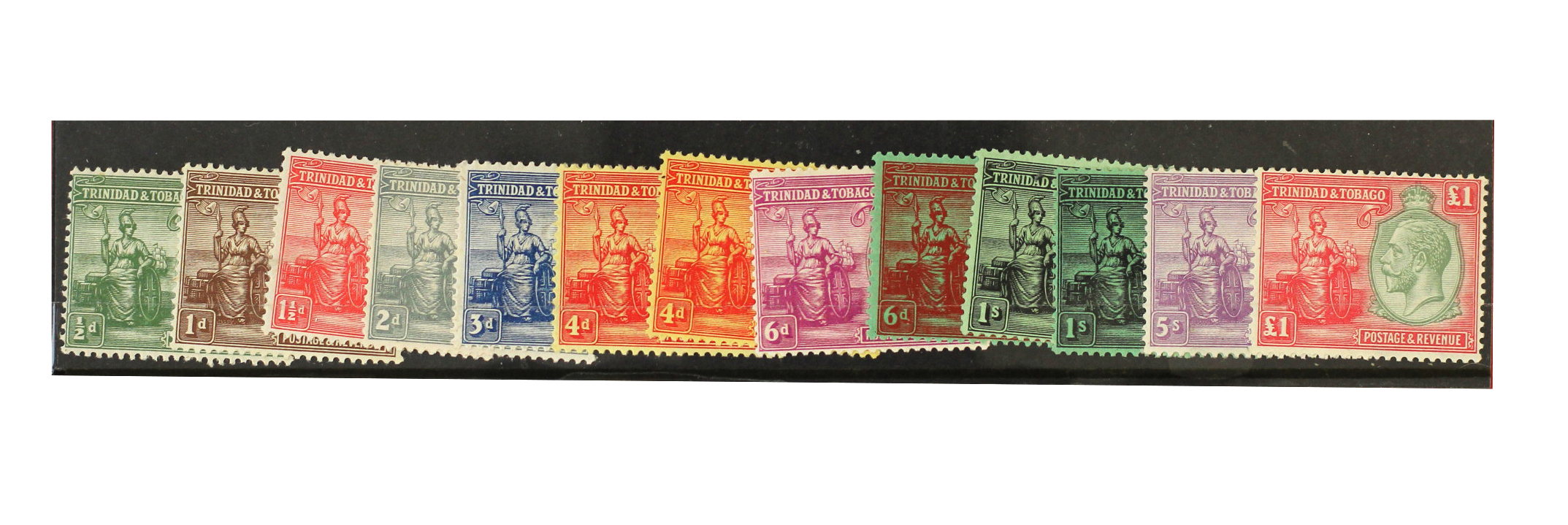 200 · Trinidad & Tobago, Sets, 1922, LHM