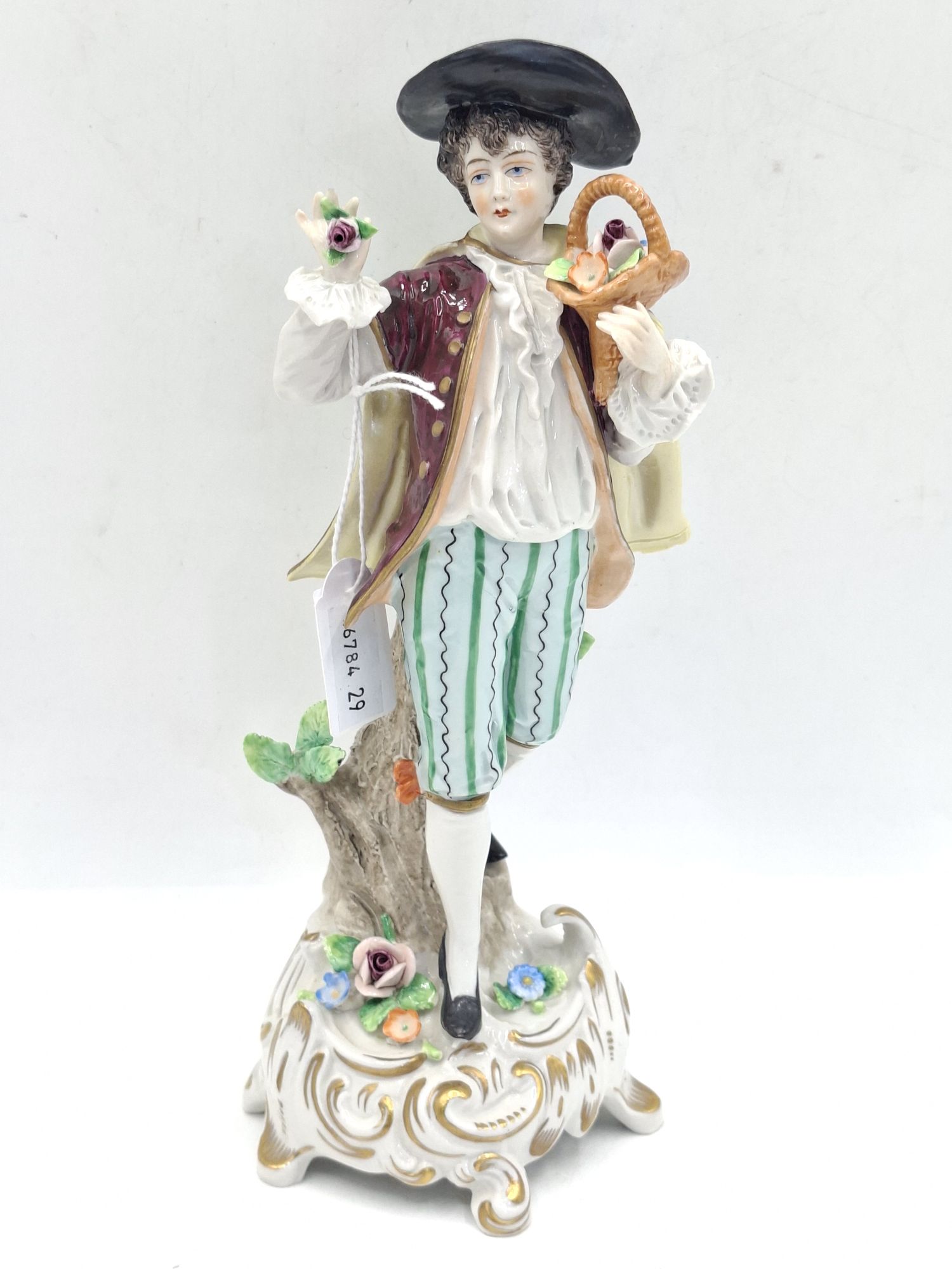 Continental Porcelain Male Figurine