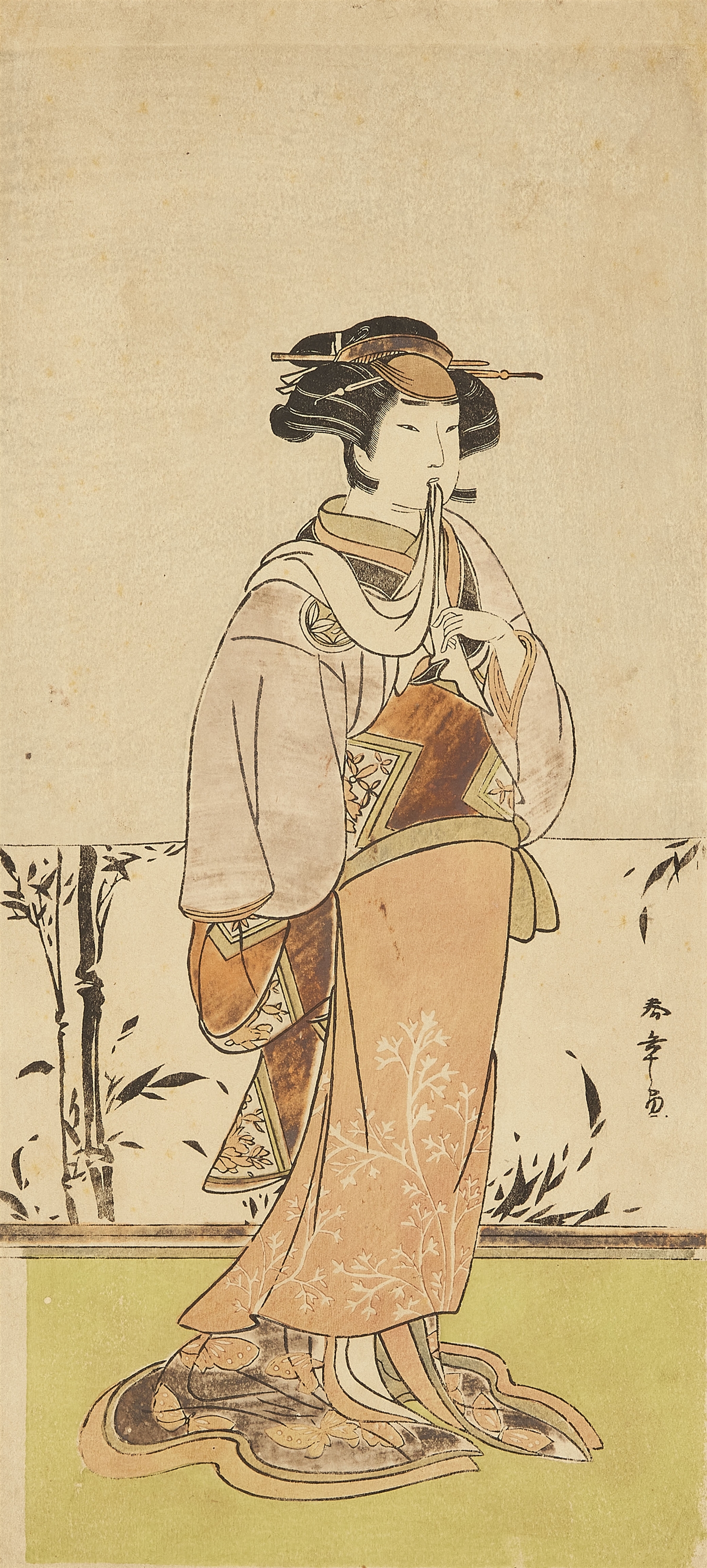 Katsukawa Shunchô Actor in female role