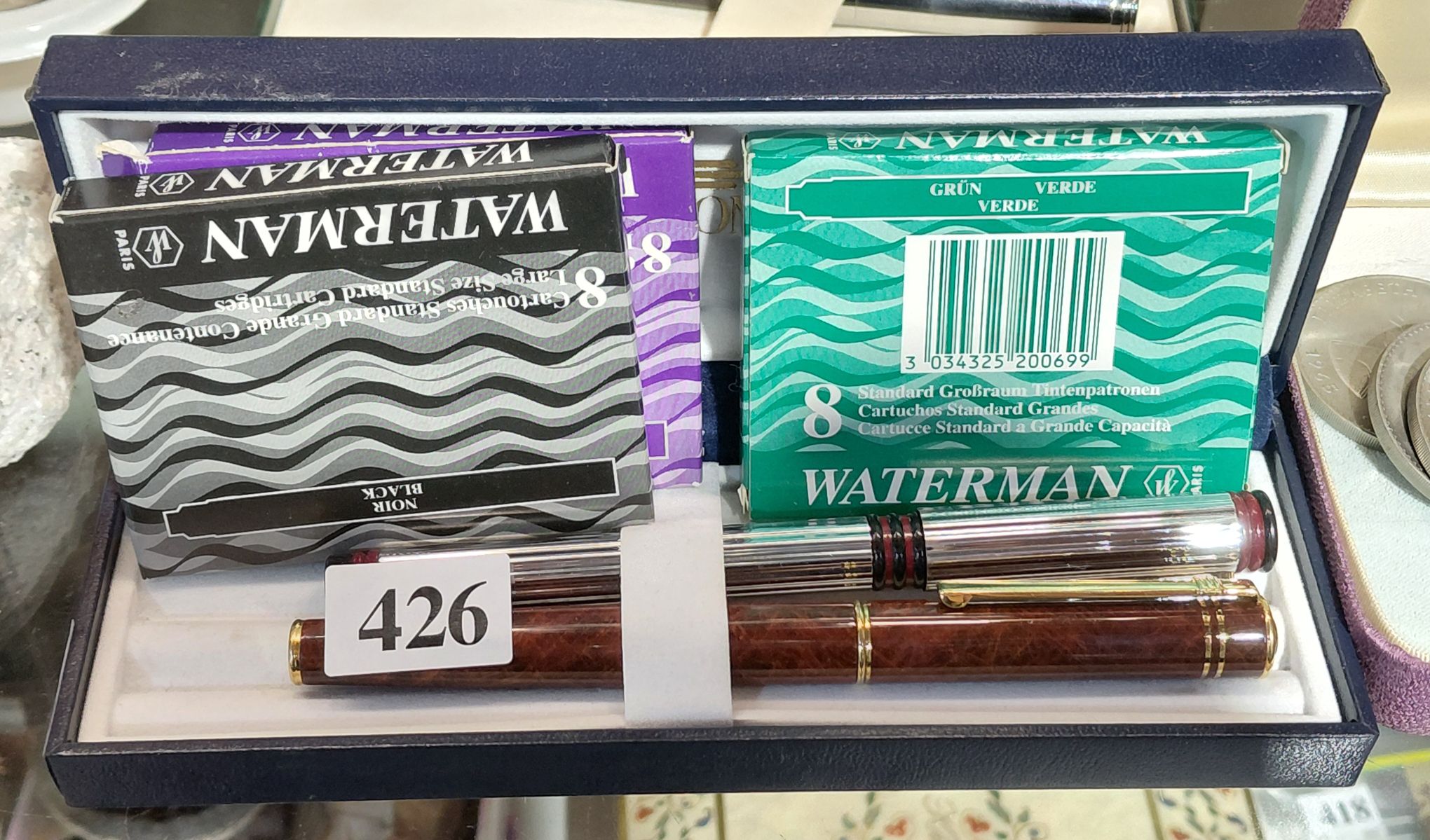 426 · DIPLOMAT AND WATERMAN FOUNTAIN PENS