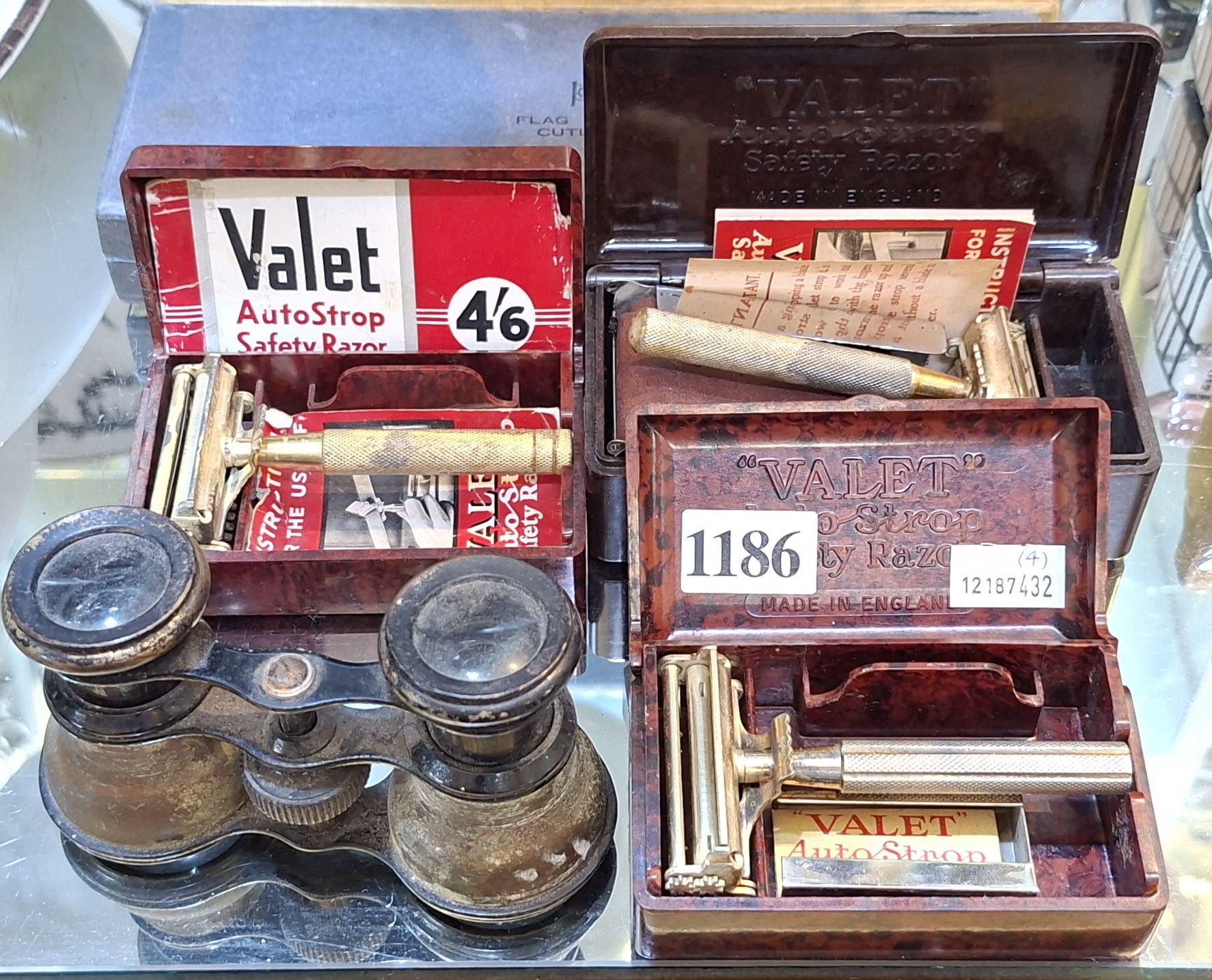 Vintage Razors And Binoculars