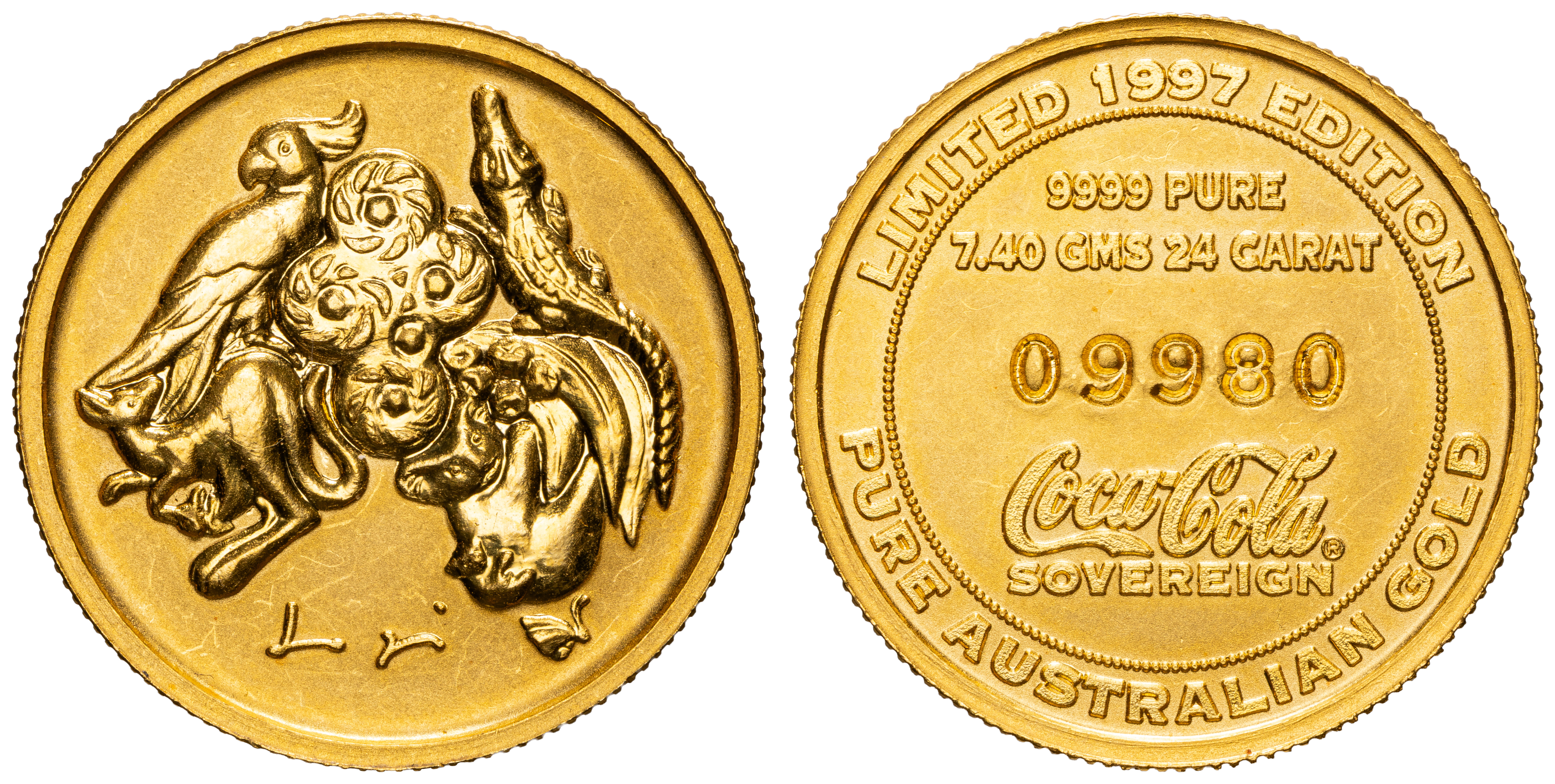 Coca Cola Sovereign, 1997, UNC