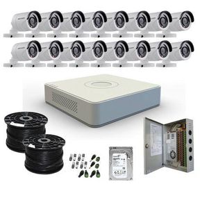 Hikvision 16 Channel 1080p HD CCTV System Complete not tested