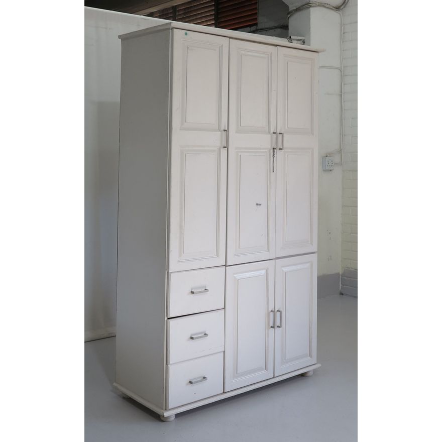 LARGE PAINTED WARDROBE