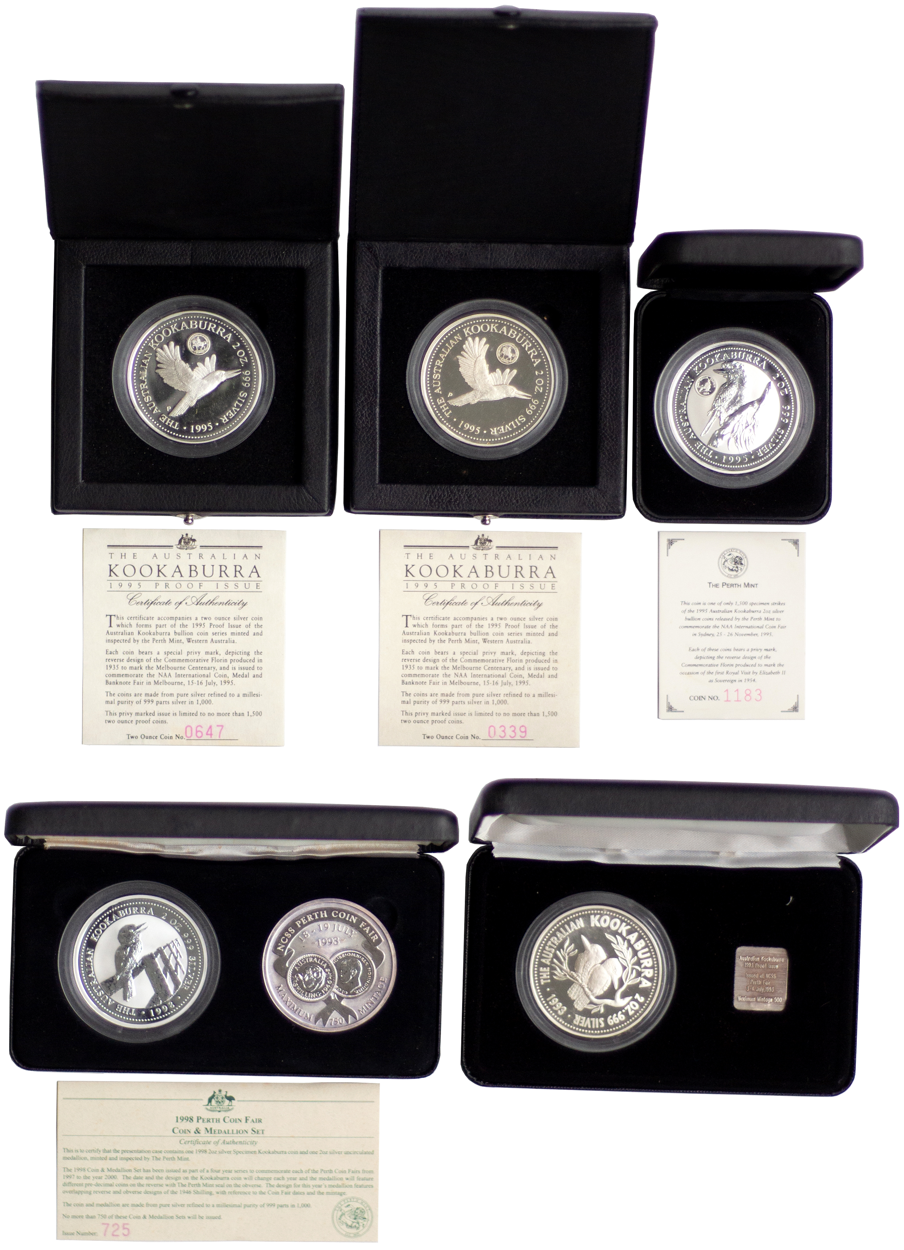 Elizabeth II, Coin Show Kookaburra, 1998, FDC