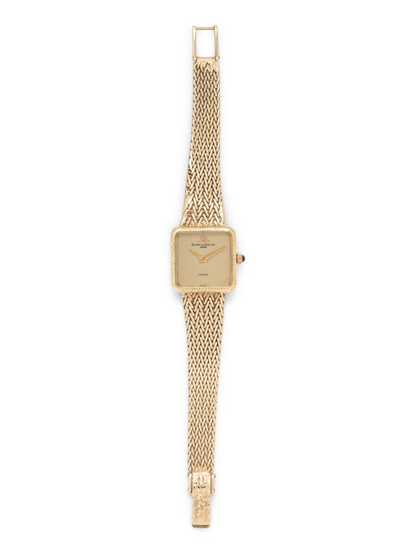 BAUME &amp; MERCIER, 14K YELLOW GOLD WRISTWATCH