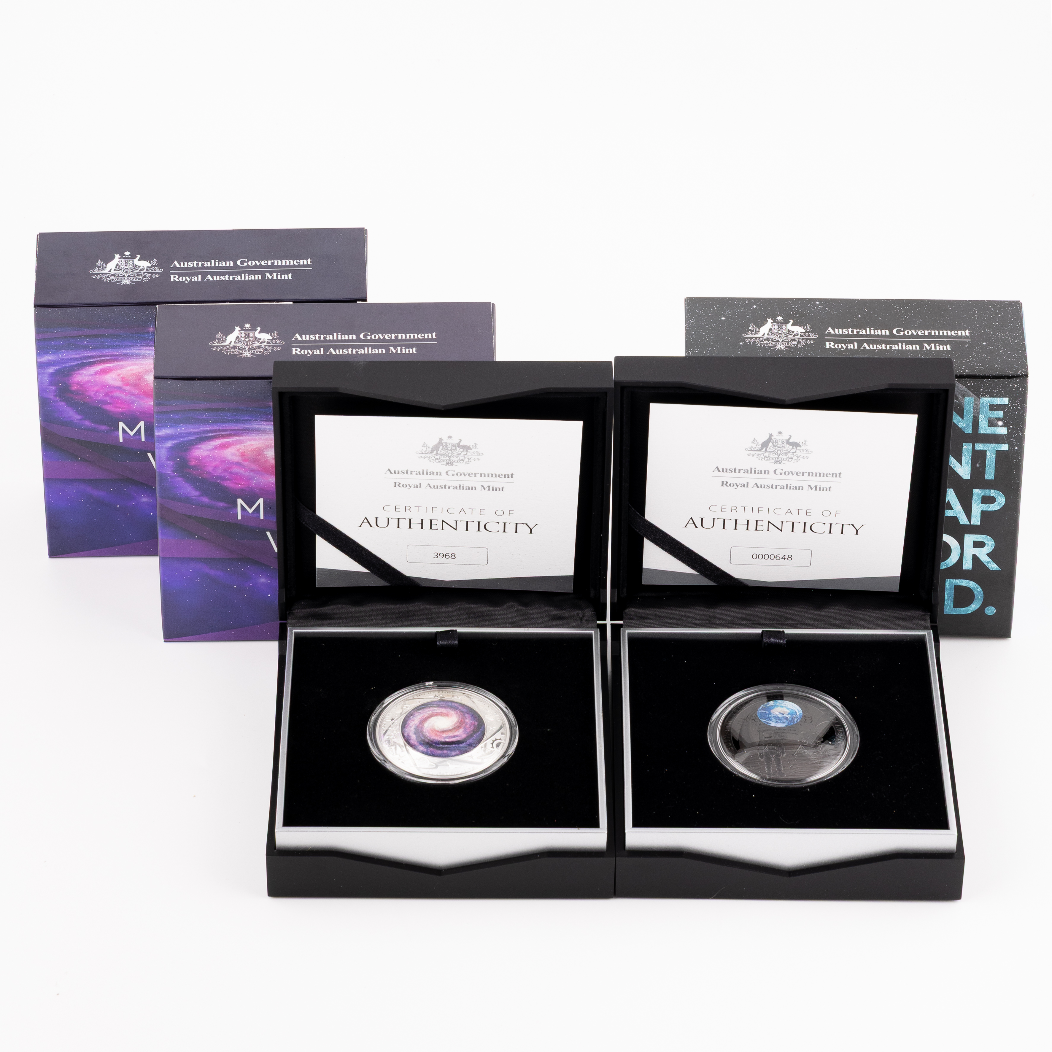 Elizabeth II, RAM - 50th Anniversary of the Moon Landing & Milky Way, Five Dollars, 2019 - 2021, FDC