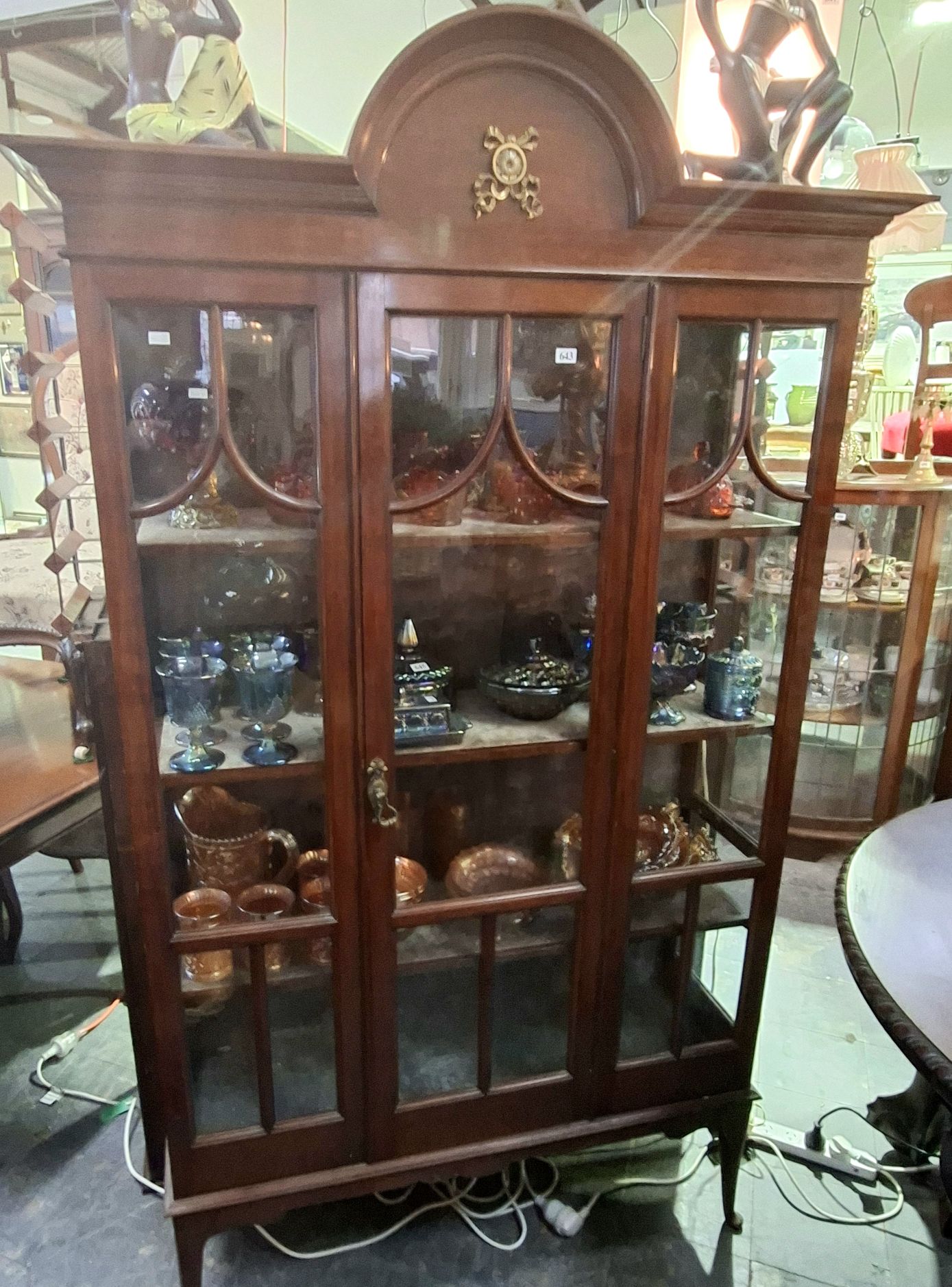 Classic Mahogany Display Cabinet
