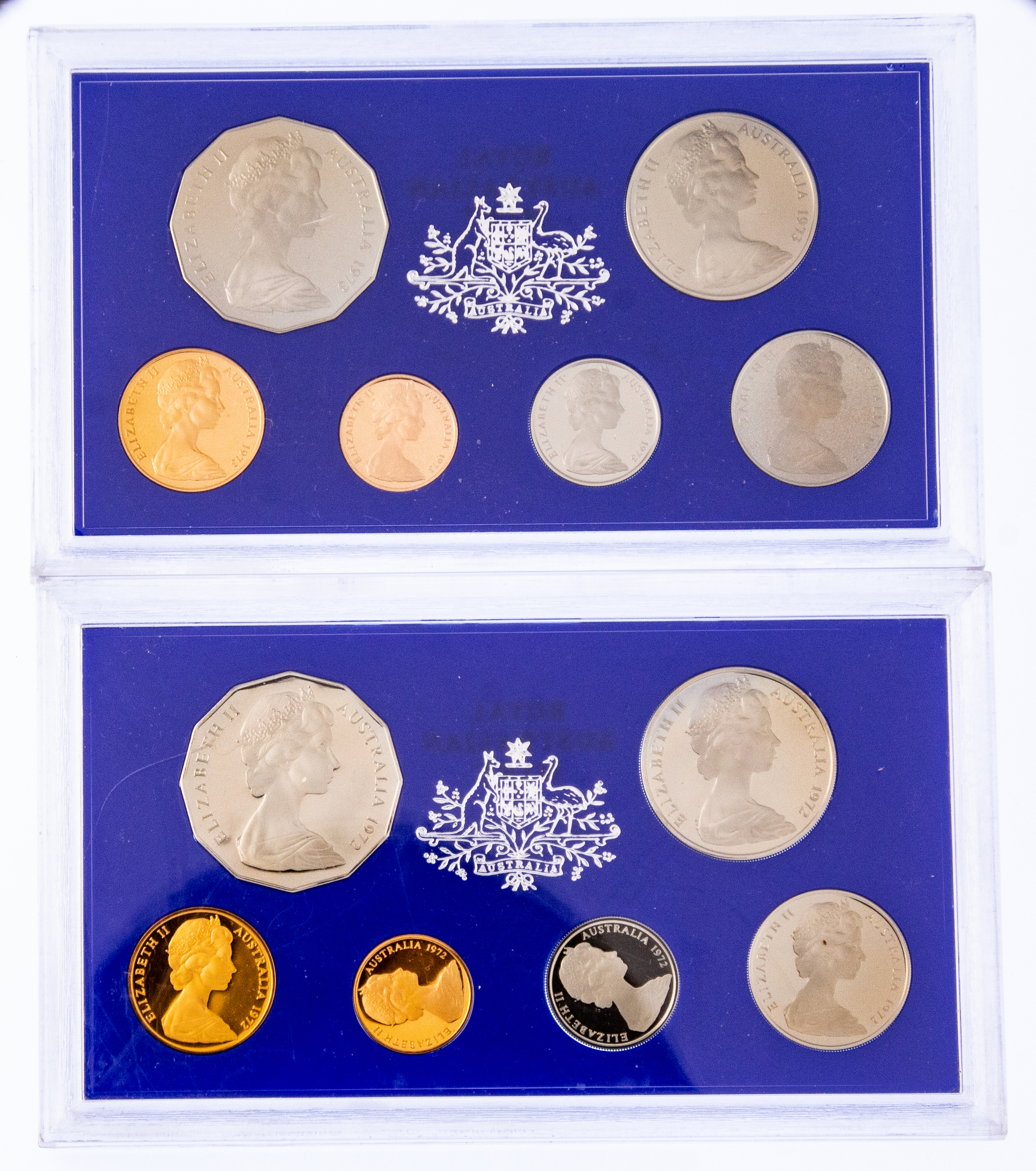 Sets, Elizabeth II, Proof Set, 1972 & 1973, FDC