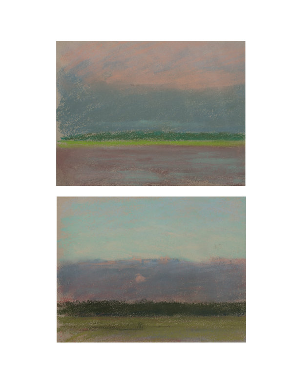 Walter Clark
(American, 1848-1917)
Cloud Studies, 1890-95 (a pair)