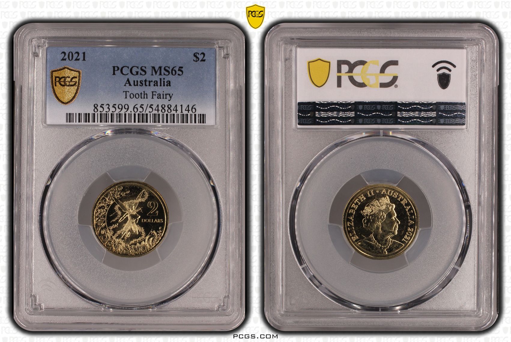 Tooth Fairy, Two Dollar, 2021, PCGS MS65