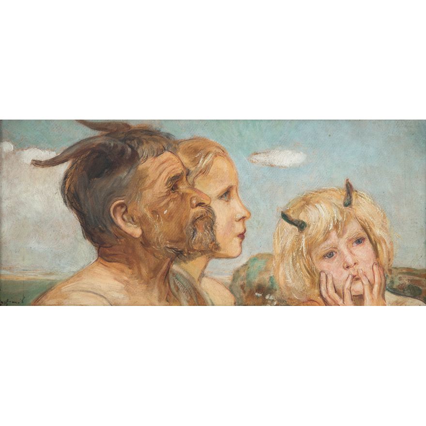 Wlastimil Hofman | Faun i dzieci