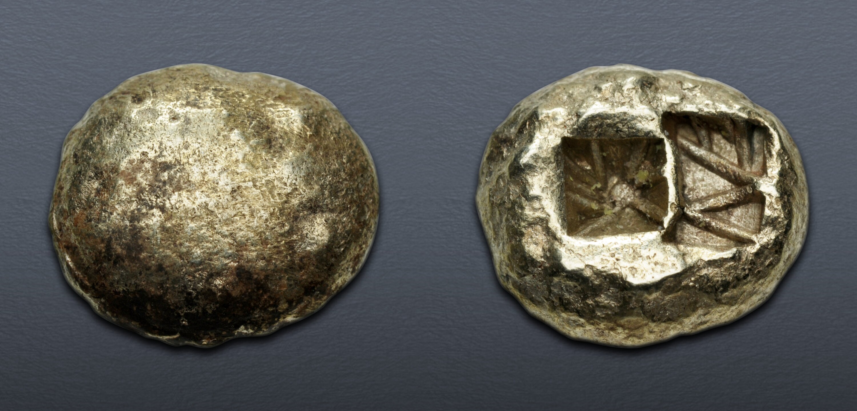 CARIA, Uncertain (Kaunos?). Late 7th-early 6th centuries BC. EL Trite ...