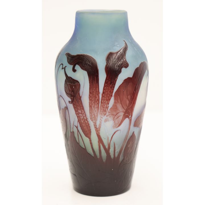 Galle French Cameo Glass Art Nouveau Vase