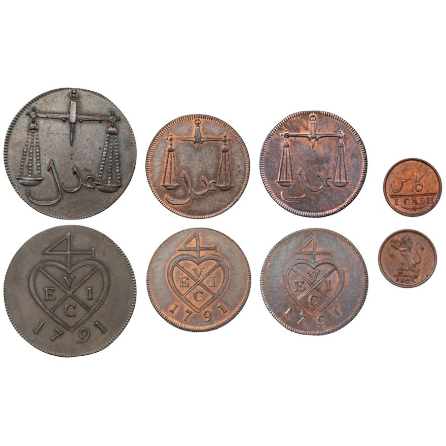 India, East India Company, Bombay Presidency, Proof Copper Half-Pice ...