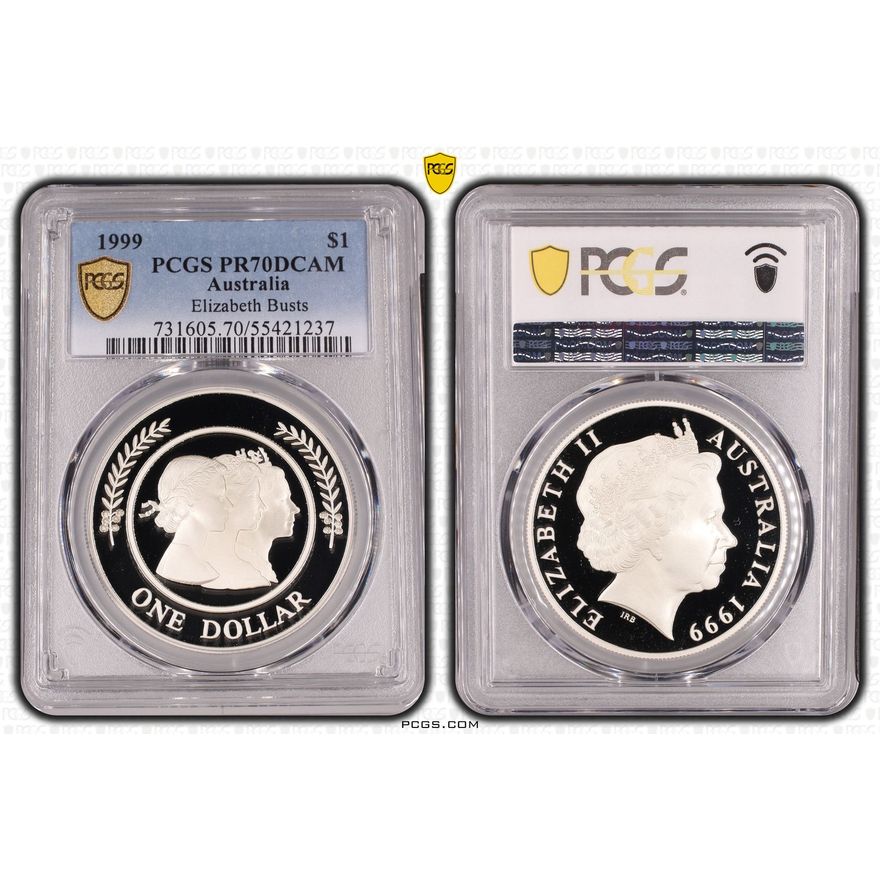 Elizabeth Busts, One Dollar, 1999, PCGS PR70DCAM