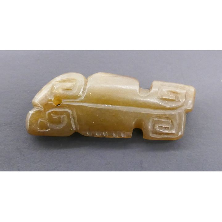 Chinese Han Dynasty Jade Fish Pendant