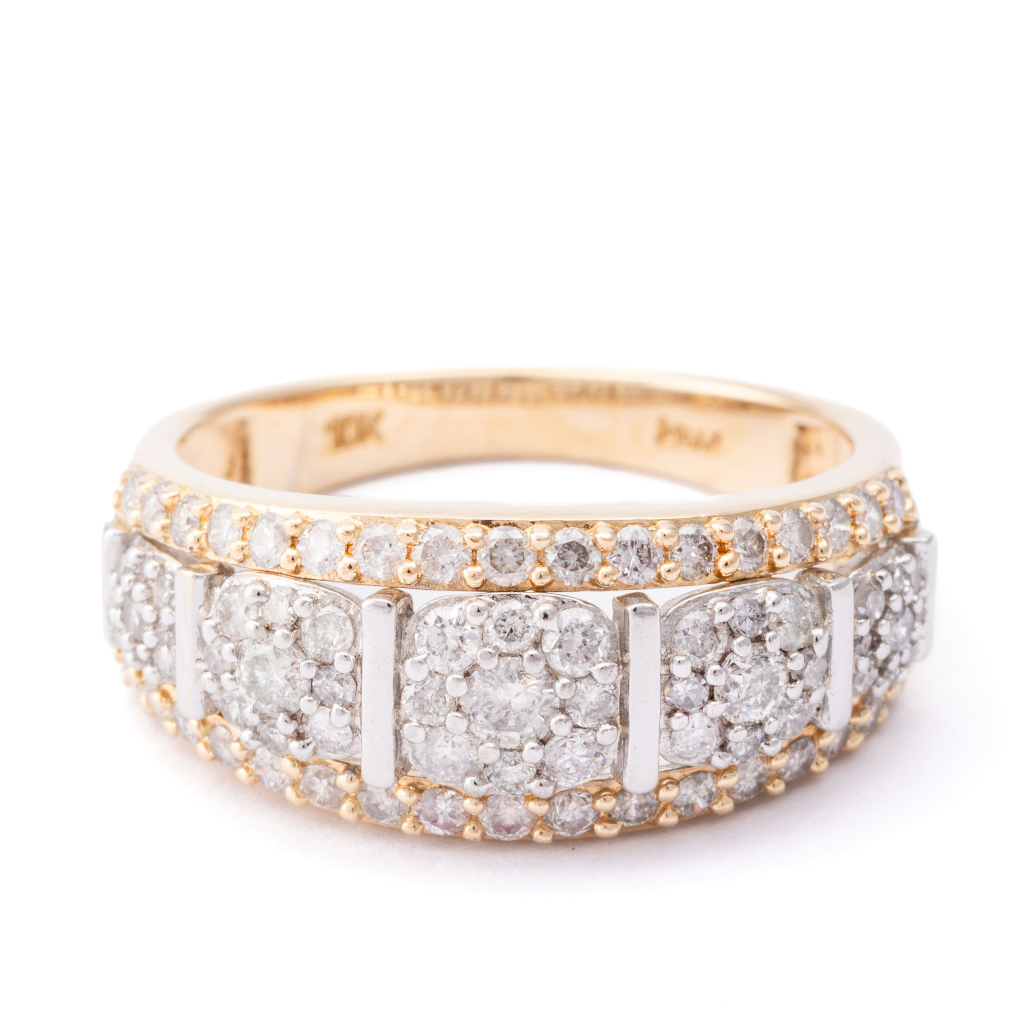 Diamond Ring 10ct Gold,