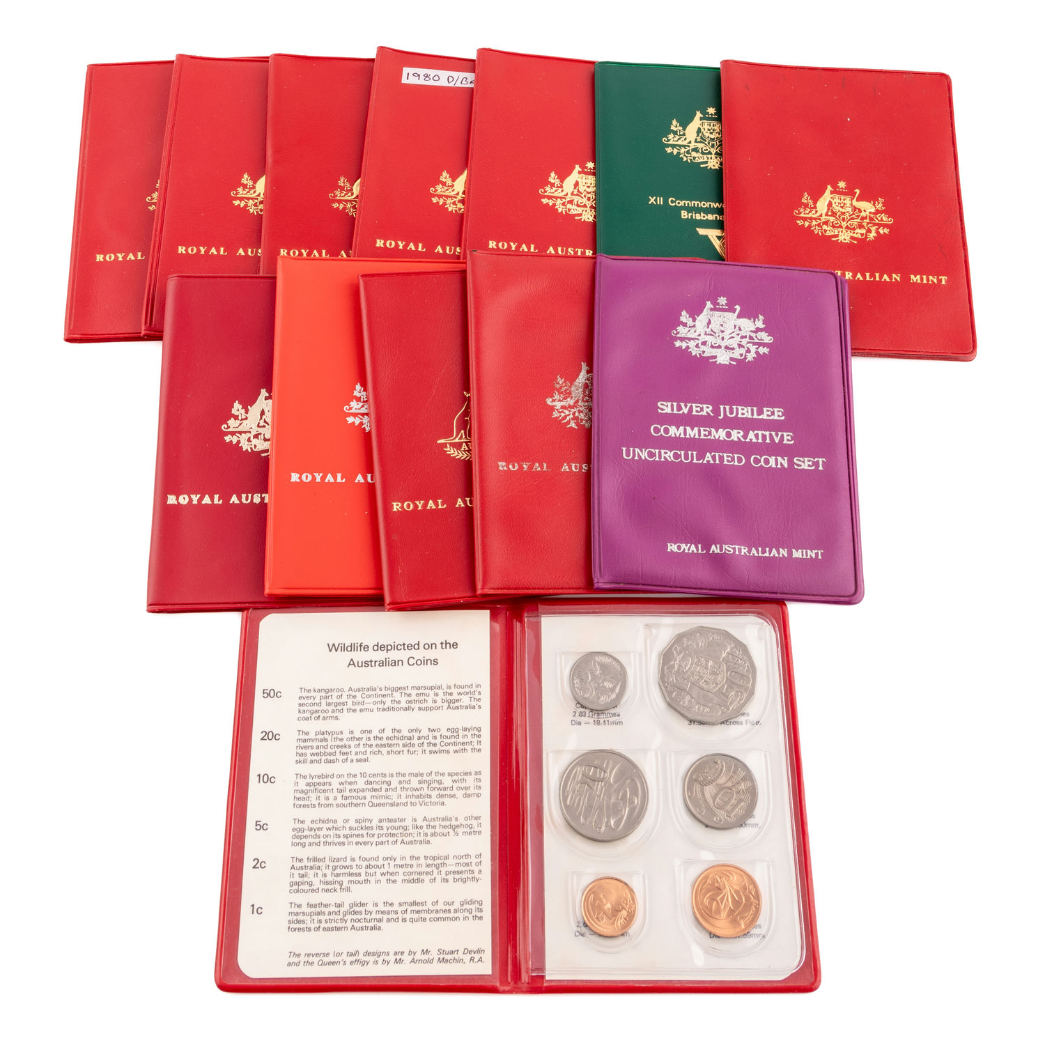 Elizabeth II, Accumulation, 1973-1983, UNC