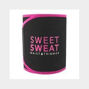 Sweet Sweat Waist Trimmer / Waist Trainer (Pink) - Pink / Black - S Unisex-51464/5466 B4 (S6)