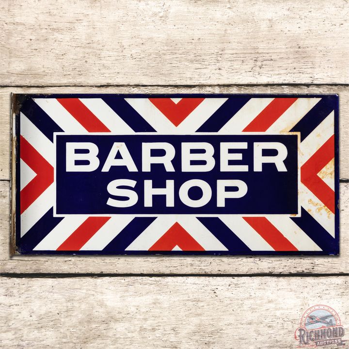 Barber Shop DSP Flange Sign - 8.5 & 8