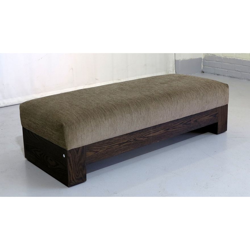 LARGE UPHOLSTERED OTTOMAN