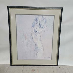Jurgen Gorg "Mitten ins Herz" Framed Lithograph