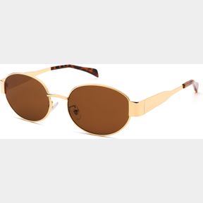 MELPOMENIA RETRO OVAL SUNGLASSES FOR WOMEN MEN - FASHION SUN GLASSES - RECTANGLE METAL FRAME SHADES