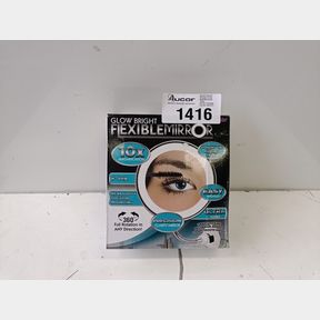 ZABELLE GLOW BRIGHT FLEXIBLE MIRROR 10X MAGNIFICATION - GLOW BRIGHT FLEXIBLE MIRROR 10X MAGNIFICATION