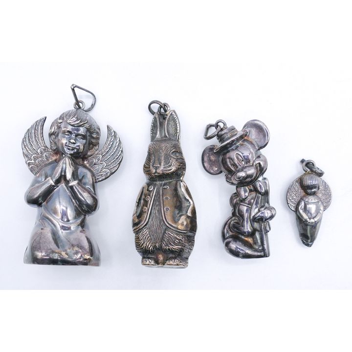 Box R.M. Trush Sterling Ornaments etc. - 37 Grams TW