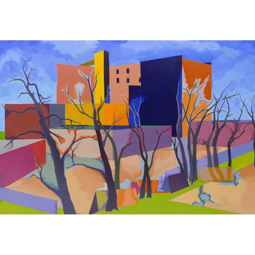 Michael Morano ''1154 Washington St.'' 1987 Oil