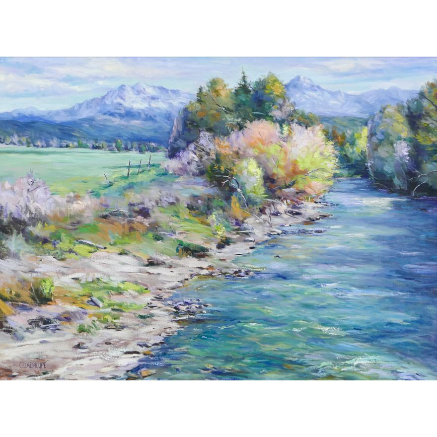 Guadalupe Apodaca ''Summer Landscape'' Oil